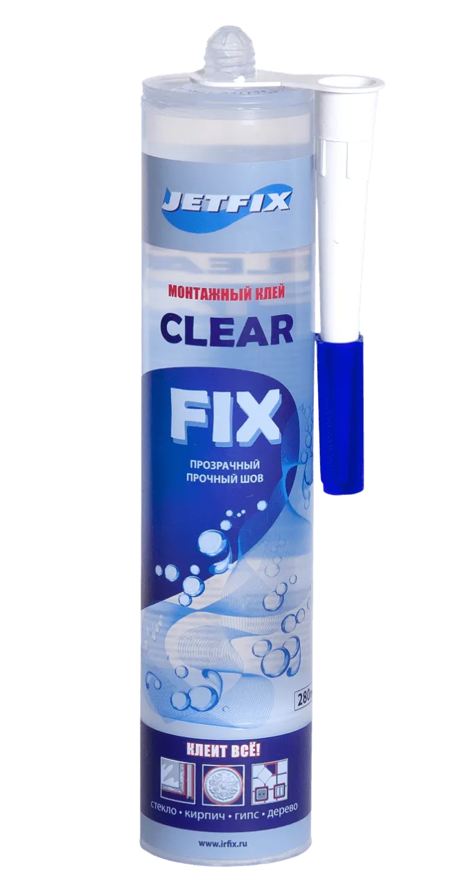 Клей гибридный, бесцветный JETFIX Clear Fix 280 мл